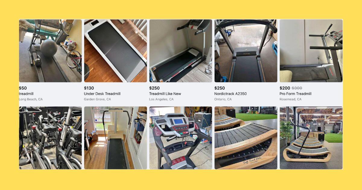 Buy and Sell Low-Impact Treadmills for Adults on Facebook Marketplace