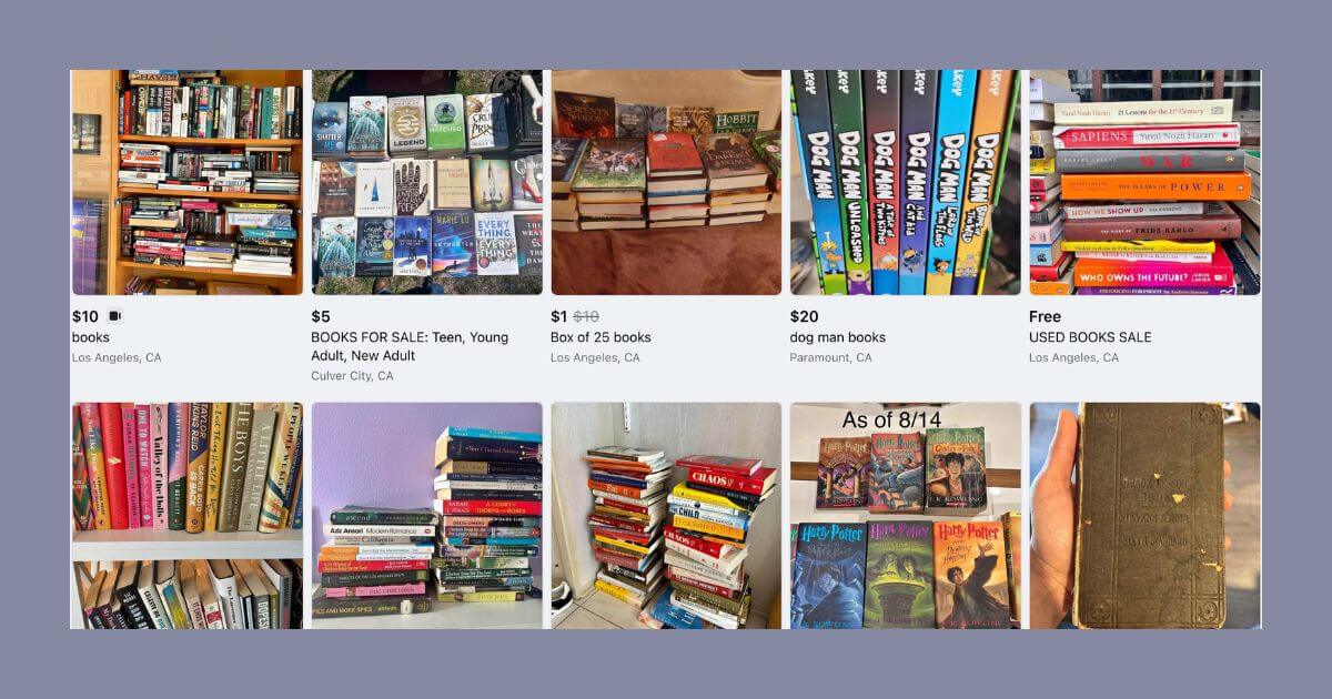 Books Items Available on Facebook Marketplace